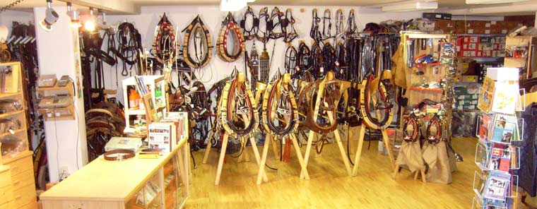 Ausstellungsraum der Sattlerei Oberhauser